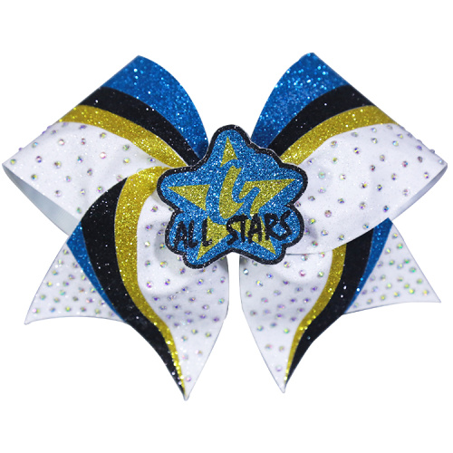 Όλα τα αστέρια ρίγες Cheer Bows