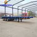 3 gandar 4 40 ton container container trailer