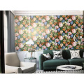 Desain Bunga Untuk Dekorasi Rumah 3d PVC Wallpaper