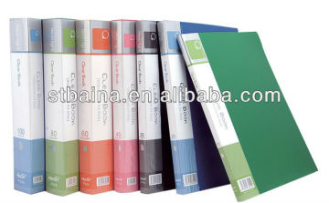 A4 Clear Book in neon light series