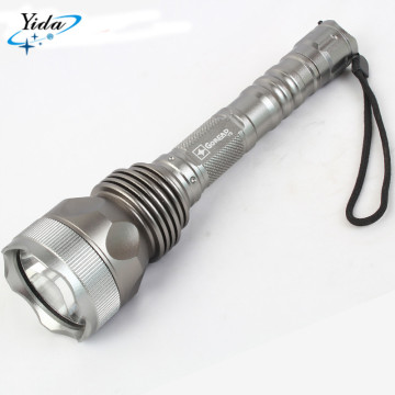 Y9 silver T6 led 10W high bright flashlight
