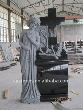 celtic cross style granite monument