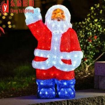 led lighted santa claus