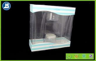 Cosmetic Transparent Plastic Folding Cartons , Gift Folding