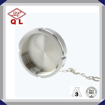 Sanitary Stainless Steel Blank Nut with Chain