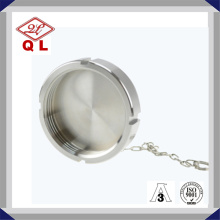 Sanitary Stainless Steel Fitting DIN Blank Nut with Chain