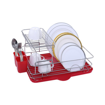 Double tier large dish rack