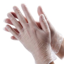 Jednorázové vinylové rukavice pro používání domácnosti