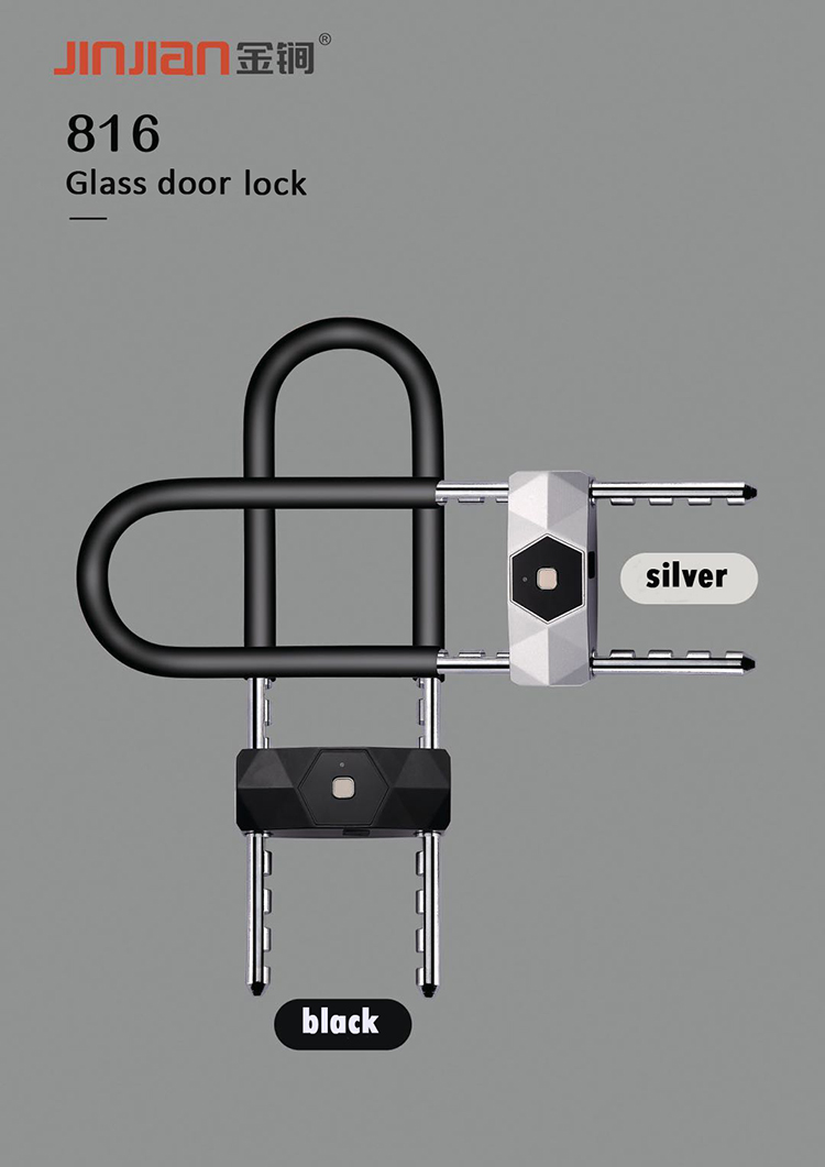 IP67 ALUMINUM ALLOY Smart U Lock với dấu vân tay và tính năng chính cho xe máy, cửa kính