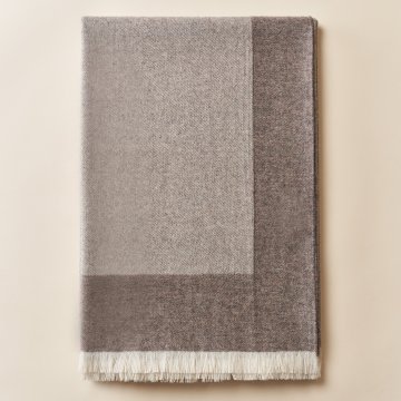 Cashmere Blend Merino Wool Throw Blanket