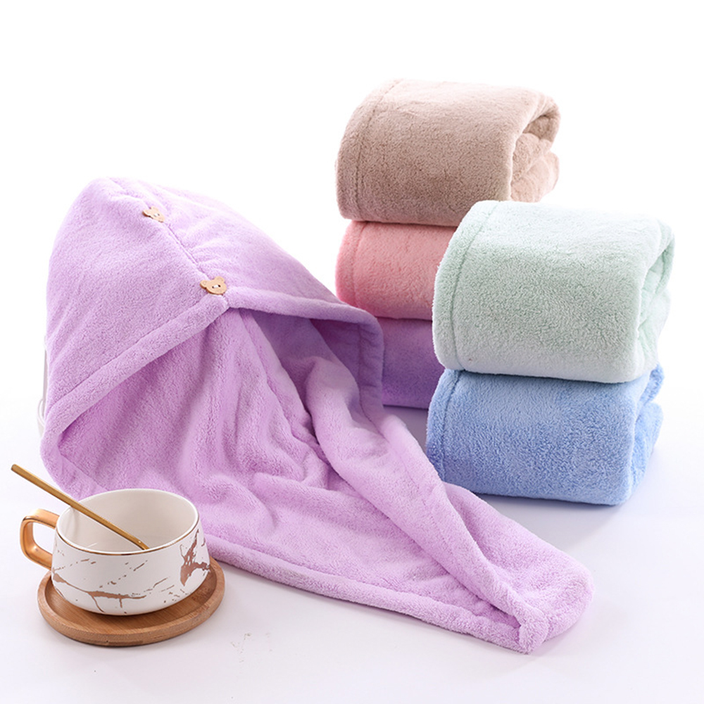 Towel Microfiber Towel Hair Towel Bath Terry Color Soft Skin-Friendly Quick Dry Super Water Absorption No Irritation