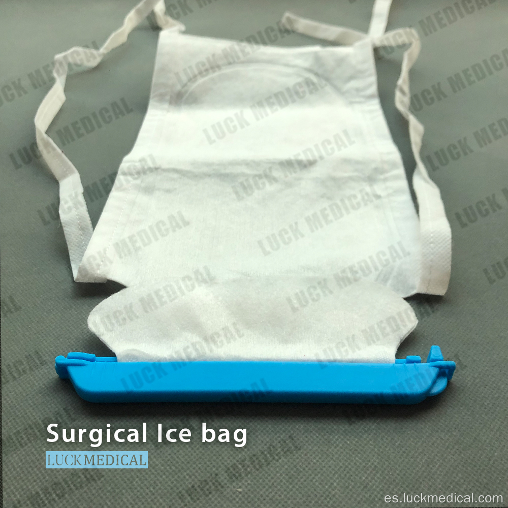 Bolsa de hielo recargable con abrazadera