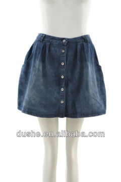 Hot Sell Girls Short Denim Skirts Jean Skirt S131212
