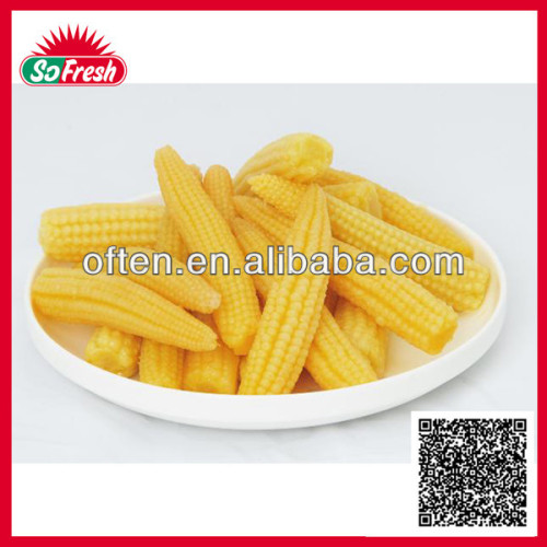 Newly crop wholesale canned sweet kernel baby corn