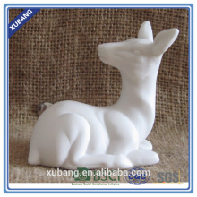 Mini deer White Ceramic Deer figurine