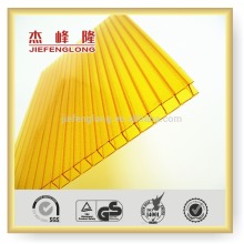 Decorative Bathroom Door Yellow Polycarbonate Sheet Frosted Sheet