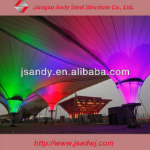 Membrane structure, cable membrane structure,Tesioned Membrane Structure