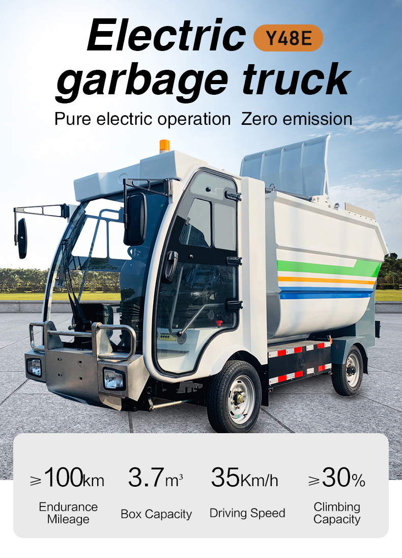 ART-Y48E China New Design Manufacturer Waste Compactor Trucks
