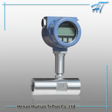 Digital display fuel turbine flow meter