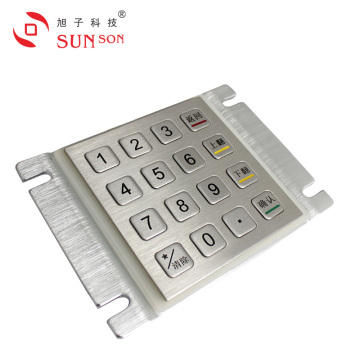 Customized Metal Button Vandal Proof Keypad