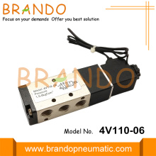 1/8 &#39;Pneumatic 5/2 Way 4v110-06 Solenoid Air-klep