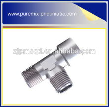 Double male to female brass pipe fitting ,pneumatic pipe fitting for nylon tubes