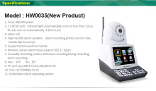 USB & TF Card H.264 300K Pixel network phone cam