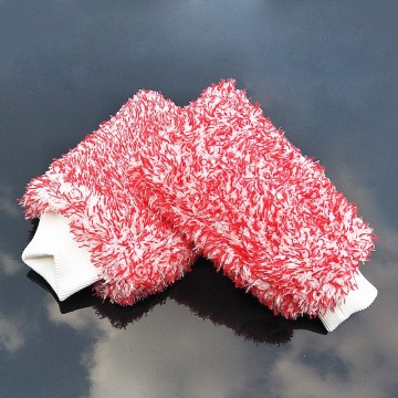 1PC New Soft Absorbancy Glove High Density Car Cleaning Glove Microfiber Ultra Soft Easy To Dry Auto Wash Mitt Cloth Glove