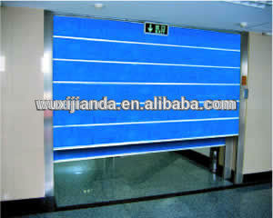 Roller shutter type firerated door|Roll up gate door