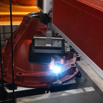 Desktop 3 Axis Moving Module MOPA Fiber Laser Marking Machine