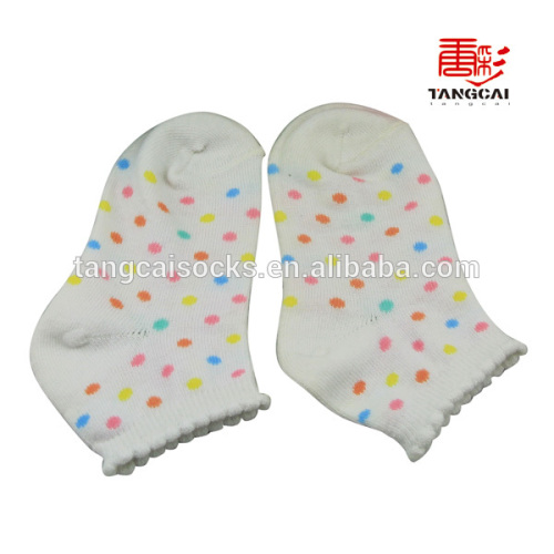 BSP-24 Fashion design cotton polka baby socks custom hose