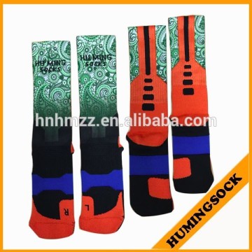 Basketball Polyester Sublimated Printed Socks