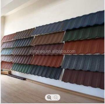 High Speed Metal Stone Coated Roof Tile Machine