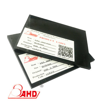 Thickness1mm ABS Plastic Sheet Black For Machining