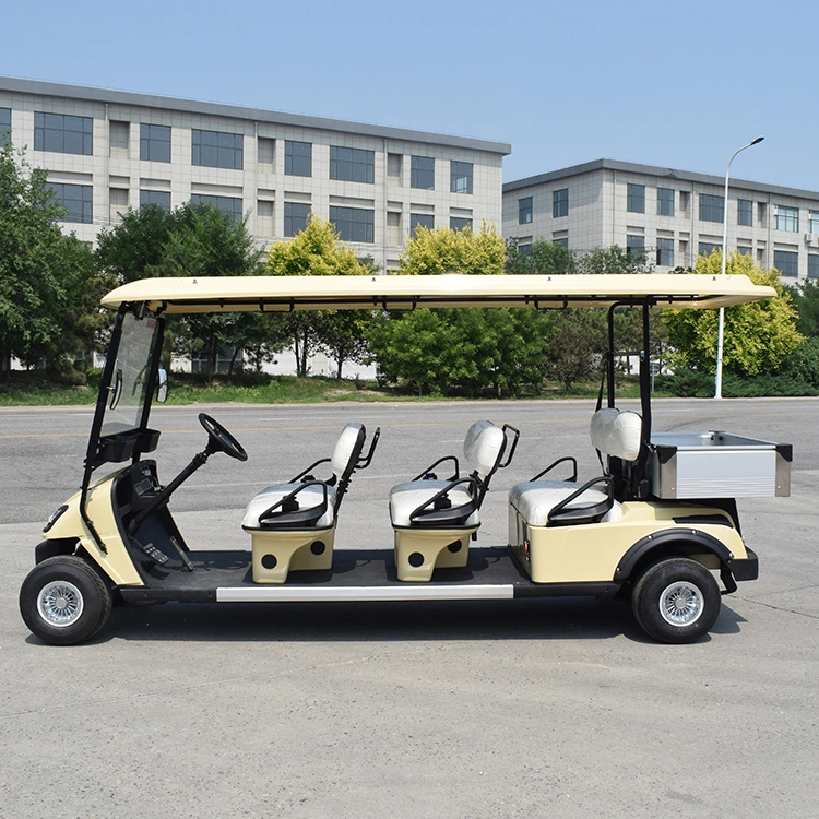 Zhongyi 24 6 8 Seater Electric Mini Utility Club Sponge Seat with Safety Belt Per Seat Golf Vehicle