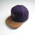 Children Felt Flat Bill Cap With Lion Embroidery