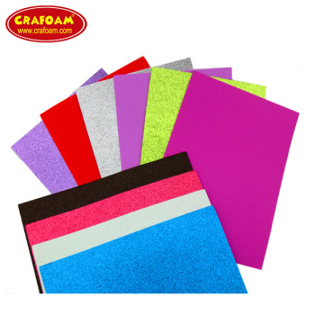 Glitter EVA Foam Sheets - GOMA EVA ESCARCHADA A4 Size - Cutting, Printing & Packaging