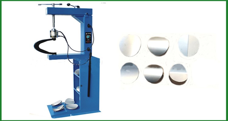 Vertical pneumatic and handle rubber vulcanizing press machine