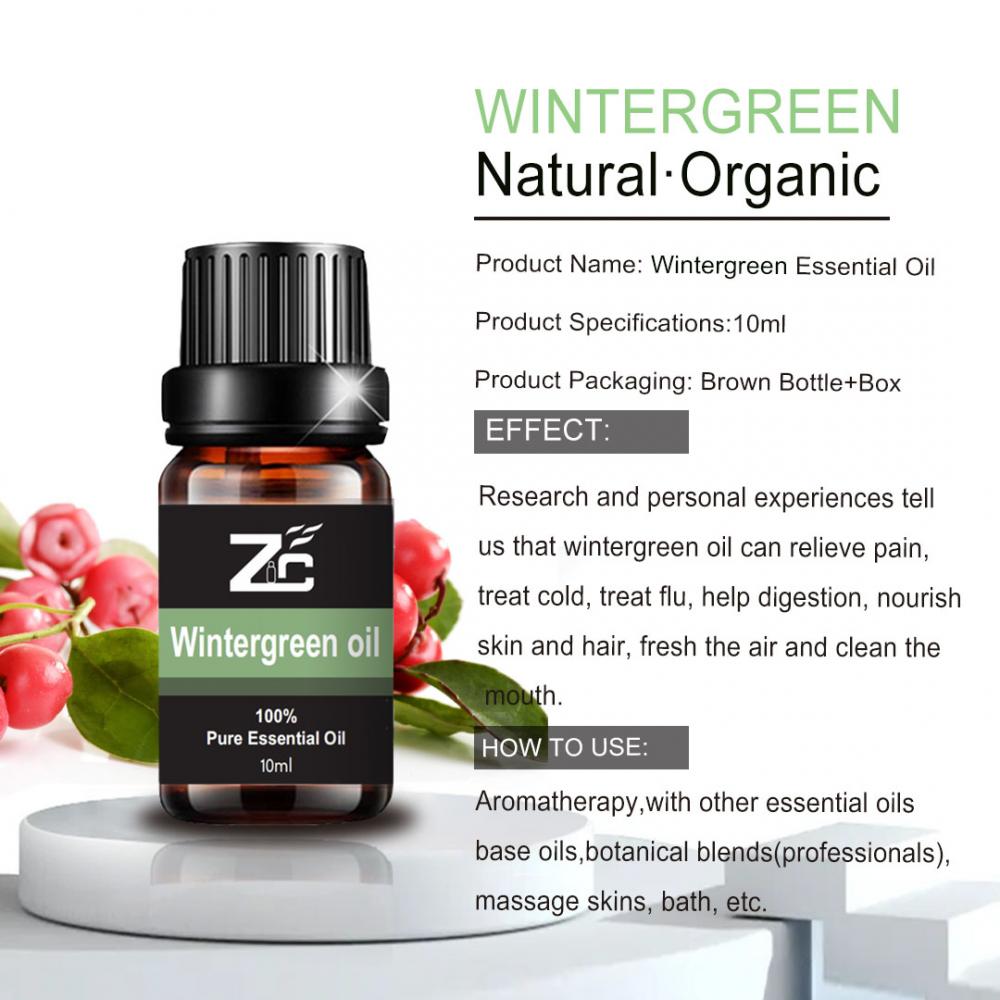 OEM WINTERGREEN Aceite esencial con alivio del dolor de masaje