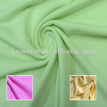 Combed CVC plain dyed interlock knitting cloth fabric