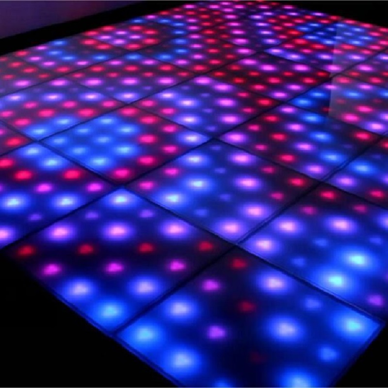 Stjernelyst dansegulv lys interaktivt disco danselys