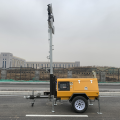 9 Meters Manual Light Tower with Flood Lights