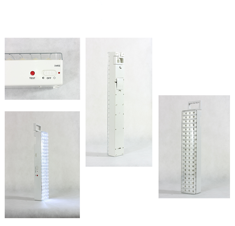 High power automatic emergency light batteries rechargeable