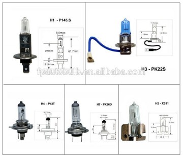 Automotive lamp halogen H1 S/W