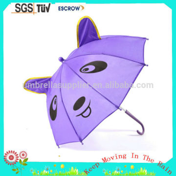 Custom promotional cheap kids animal umbrellas factory