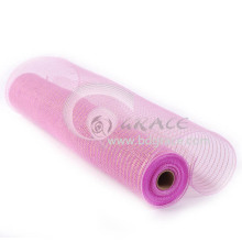 metallic M085003 flower wrapping poly deco mesh