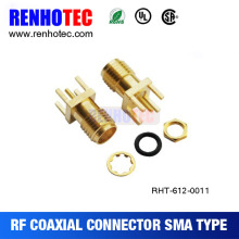 PCB Mount SMA Female Plug Straight RF Connector