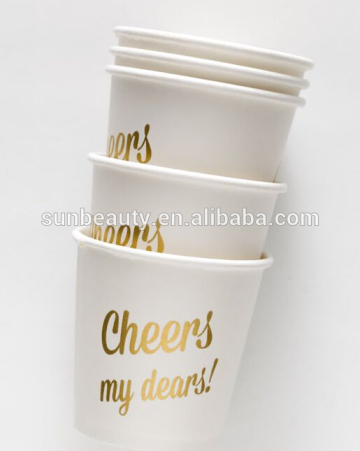 Custom all different size paper cup wholesale