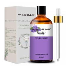 Huile essentielle de violet biologique 100% pure pour l&#39;anti-inflammation, le corps, la peau