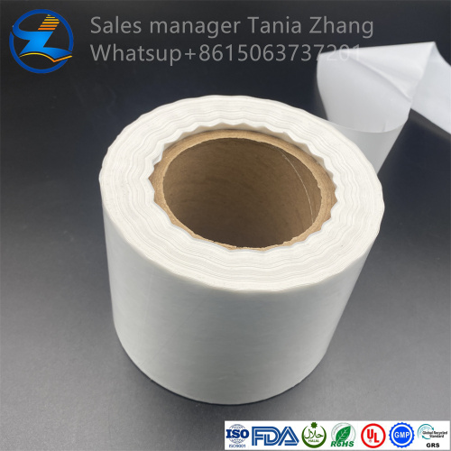 Food grade white color A-PET/PET film heat sealing